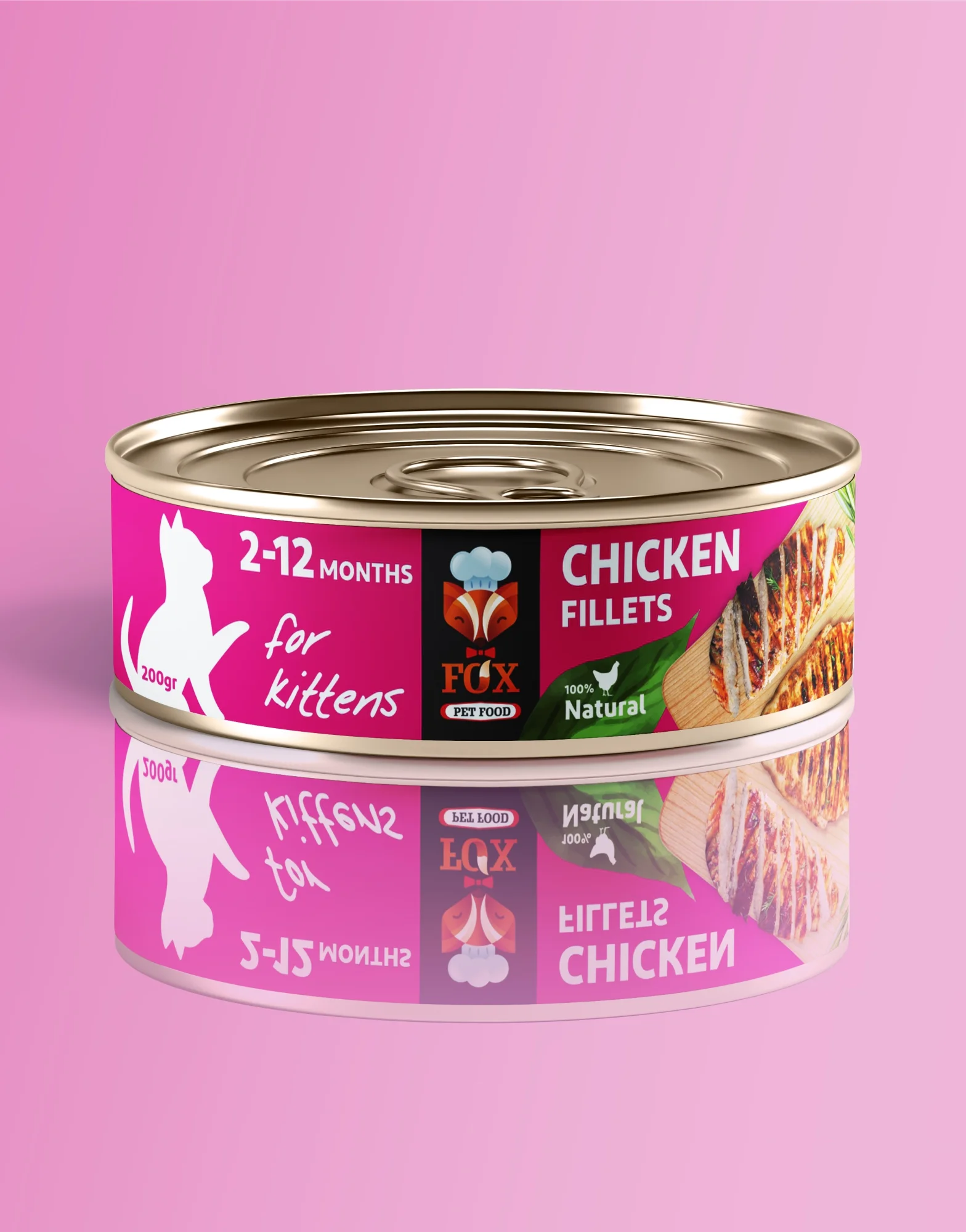 Natural Chicken Fillets | for Kittens | 200gr