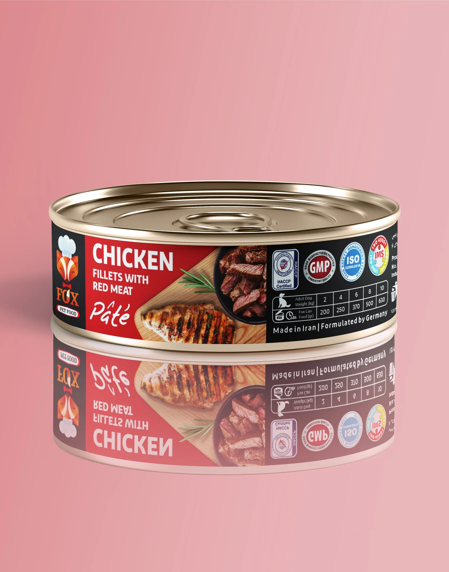 Chicken Fillets with Red Meat Pate | for Adult Dogs | 200gr - Image 2