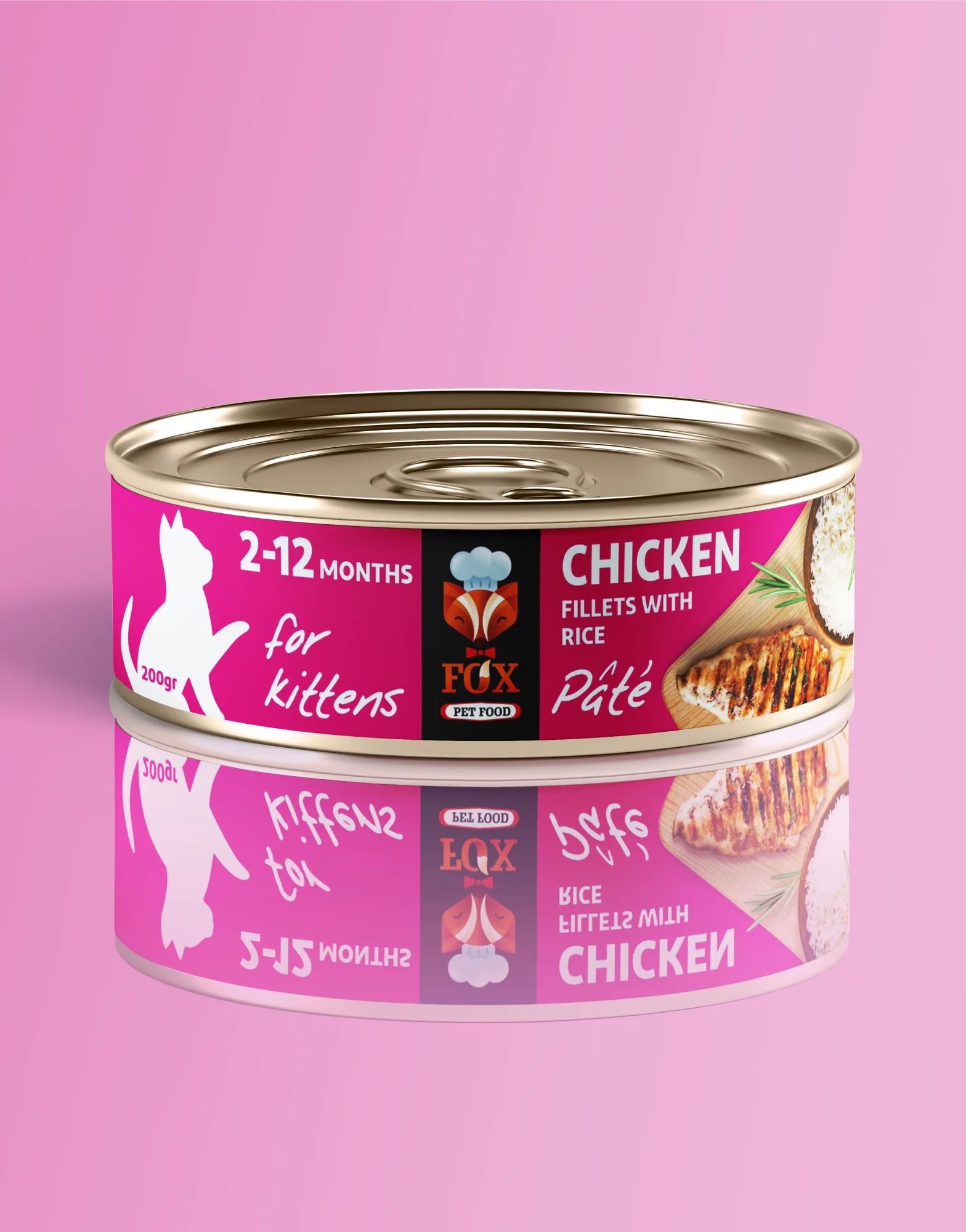 Chicken Fillets with Rice Pate | for Kittens | 200gr