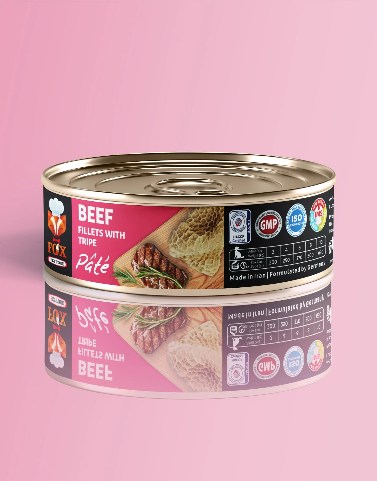 Beef Fillets with Tripe Pate | for Adult Dogs | 200gr - Image 2